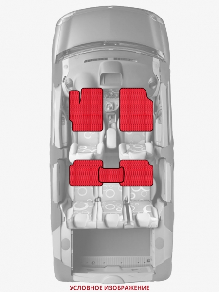 ЭВА коврики «Queen Lux» стандарт для Nissan Cube