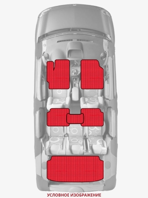 ЭВА коврики «Queen Lux» комплект для Toyota Urban Cruiser
